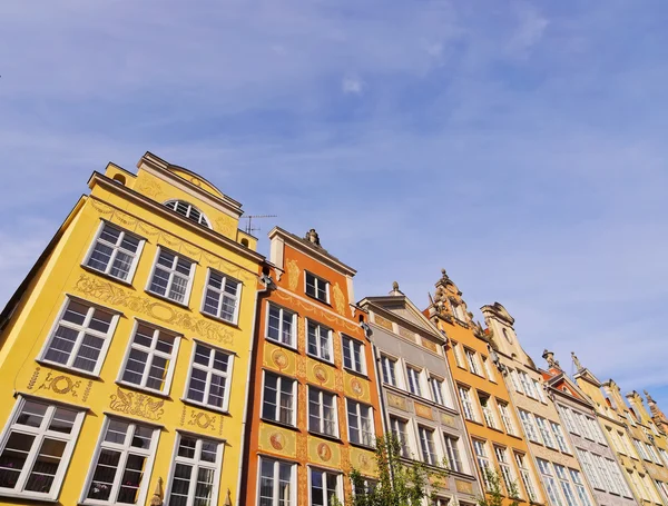 Dlugi Targ Street en Gdansk, Polonia —  Fotos de Stock