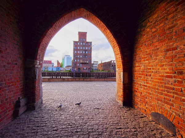 Gate in Gdansk, Puola — kuvapankkivalokuva