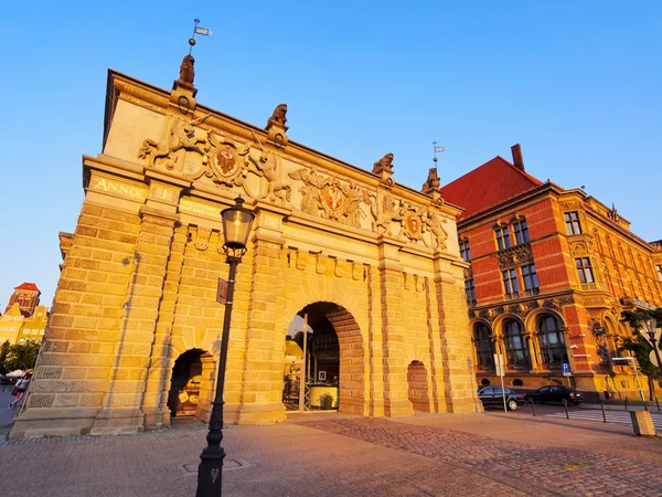 Uplands gate, gdansk, Polen — Stockfoto