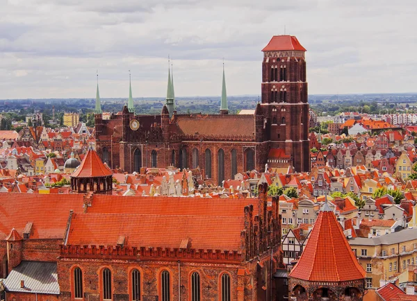 Stadsbeeld van gdansk, Polen — Stockfoto