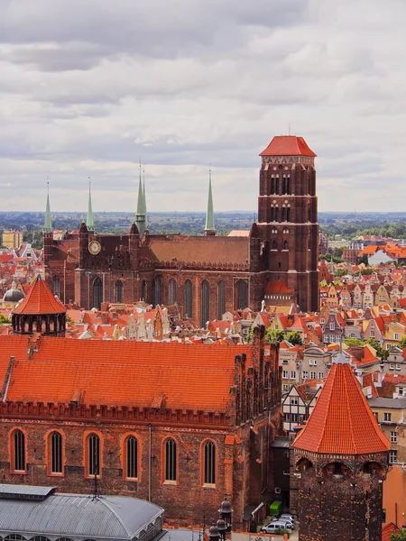 Stadsbeeld van gdansk, Polen — Stockfoto