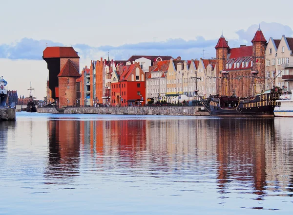 Stary Żuraw w Gdańsk, Polska — Zdjęcie stockowe