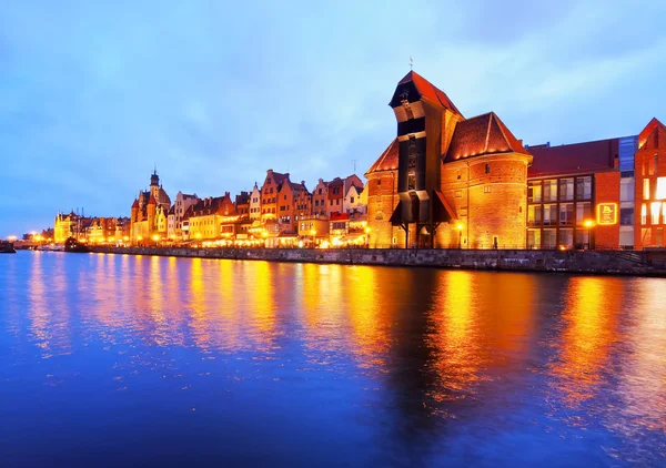 Grue du Vieux Port à Gdansk, Pologne — Photo