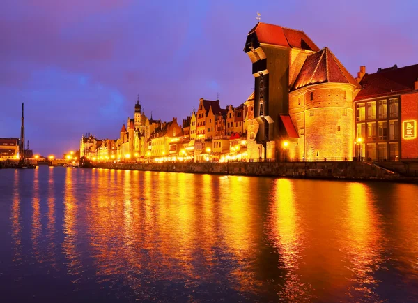Gdansk, Polonya eski liman Vinci — Stok fotoğraf