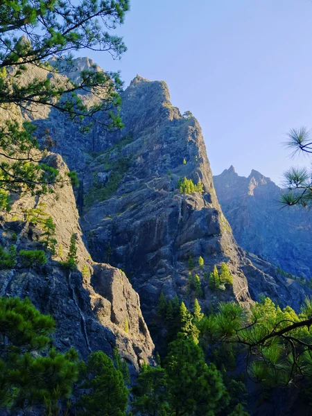 Parque Nacional Caldera de Taburiente en La Palma — Foto de Stock