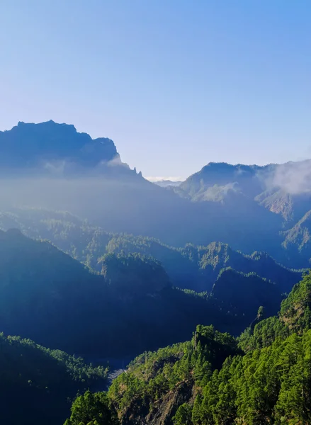 Parque Nacional Caldera de Taburiente en La Palma — Foto de Stock