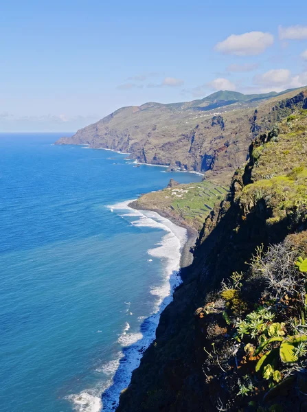 La palma kust, Kanarieöarna — Stockfoto