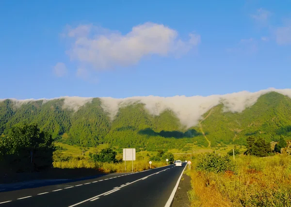 Morze chmur na la palma — Zdjęcie stockowe