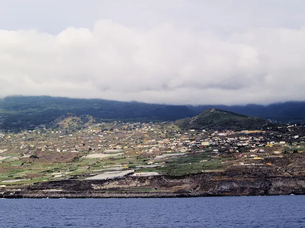 Kustlijn van La palma, Canarische eilanden — Stok fotoğraf