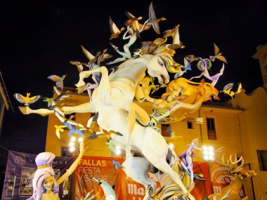 Las fallas, valencia, İspanya