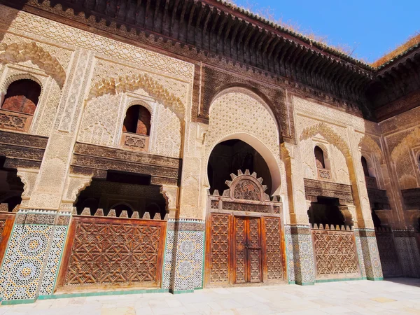 The Bou Inania Madrasa in Fes, Morocco — Stock Photo, Image