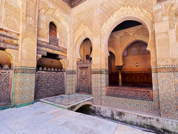 The Bou Inania Madrasa in Fes, Morocco — Stock Photo, Image