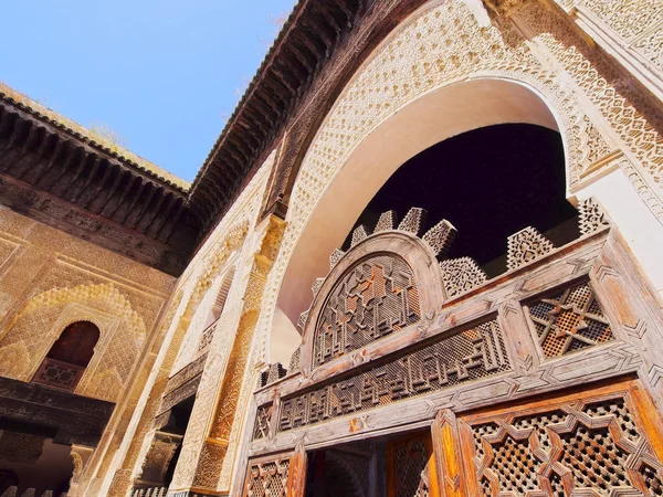 La Madrasa Bou Inania en Fez, Marruecos — Foto de Stock