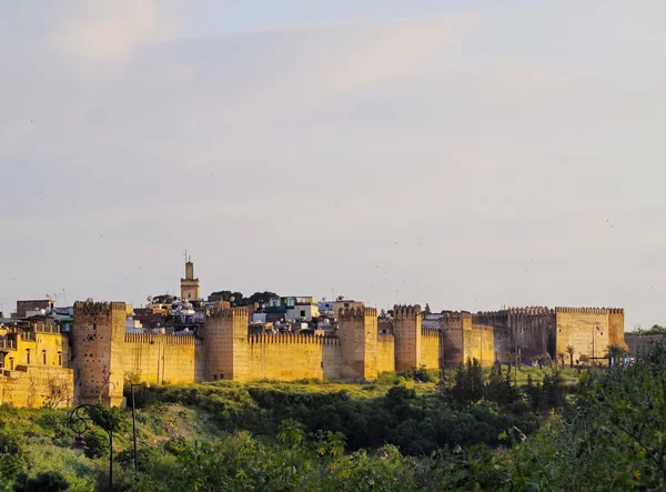 Ściany fes, Maroko — Zdjęcie stockowe