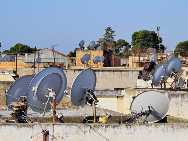 Satellite Dishes in Fes, Morocco Stock Picture