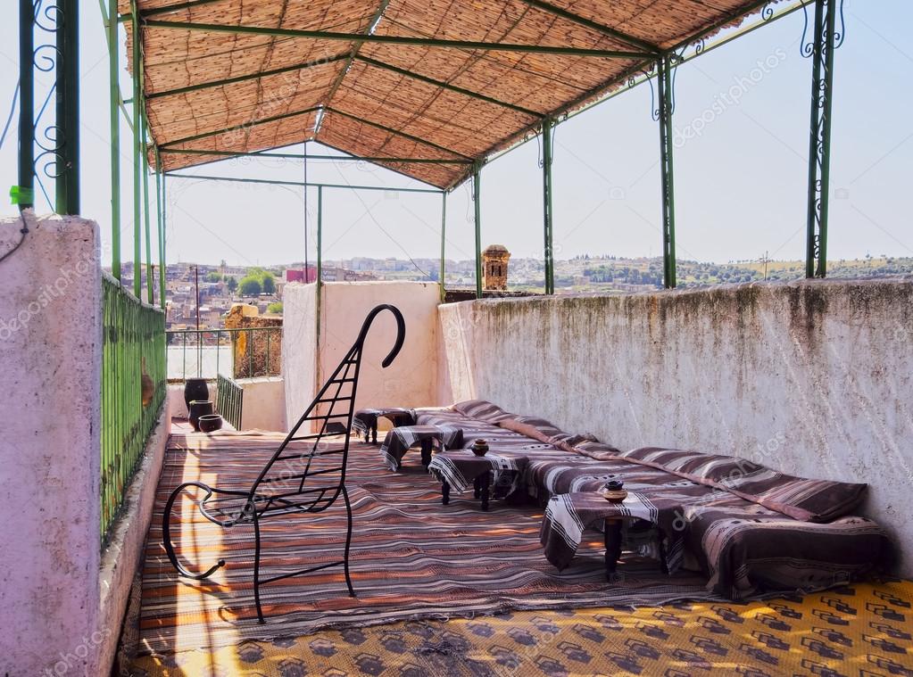 Marokkanische Terrasse — Stockfoto © karkozphoto #30962265