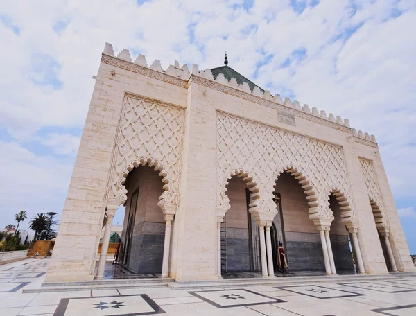 El Mausoleo de Mahoma V en Rabat — Foto de Stock