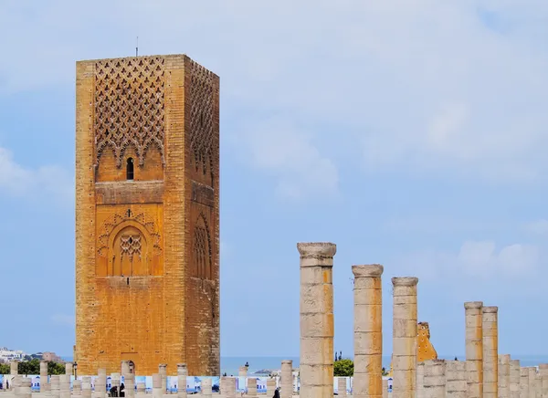 Hassan башта у місті Rabat, Марокко — стокове фото