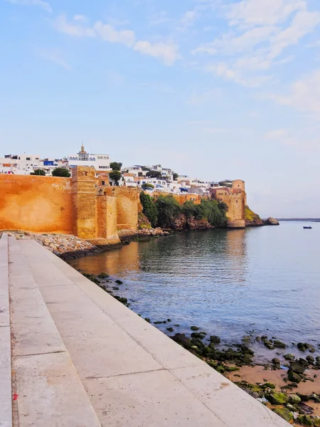 Mauern der Kasbah der Udayas in Rabat, Marokko — Stockfoto