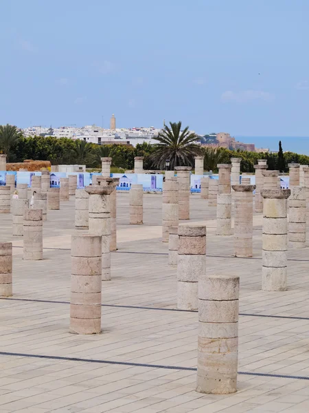 Mezquita incompleta en Rabat, Marruecos — Foto de Stock