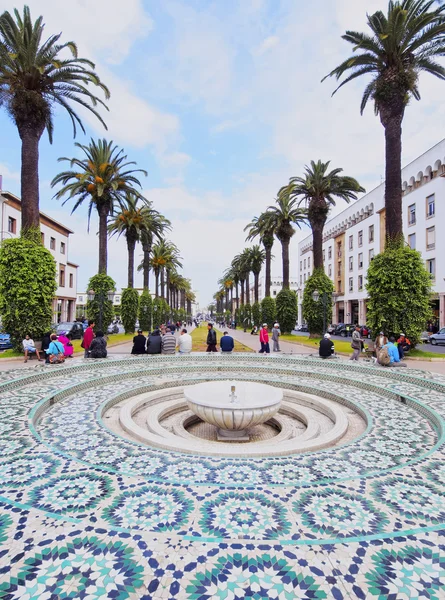 Fountain in Rabat, Morocco — Stock Photo, Image