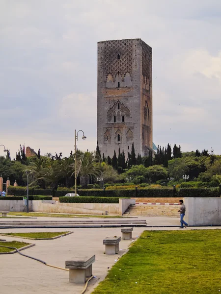 Hassan Kulesi'ne Rabat, morocco — Stok fotoğraf