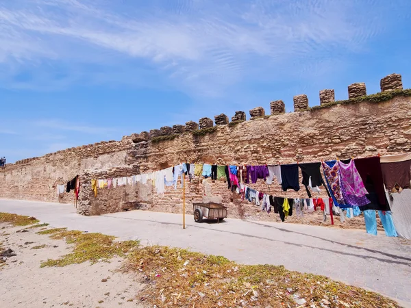 Muren van essaouira, Marokko — Stockfoto