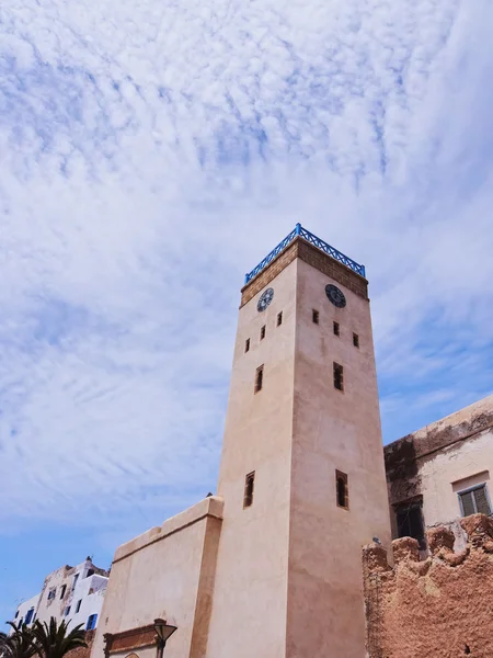 Wieża zegarowa w essaouira, Maroko — Zdjęcie stockowe