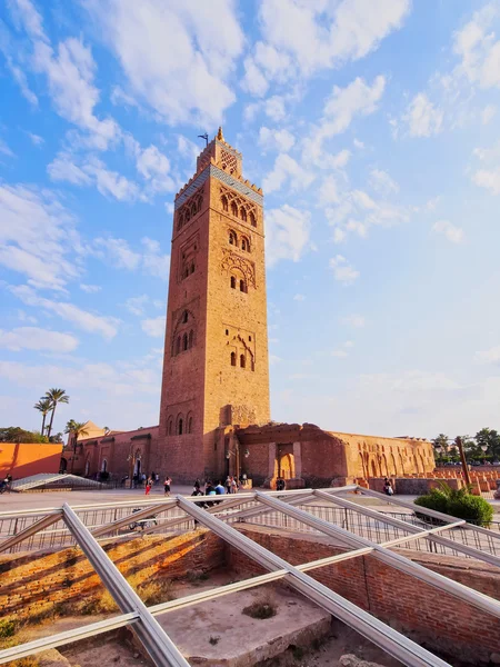 Mešita Koutoubia v marrakech, Maroko — Stock fotografie