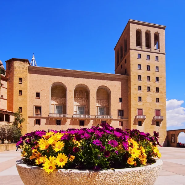 Mosteiro em Montserrat, Espanha — Fotografia de Stock