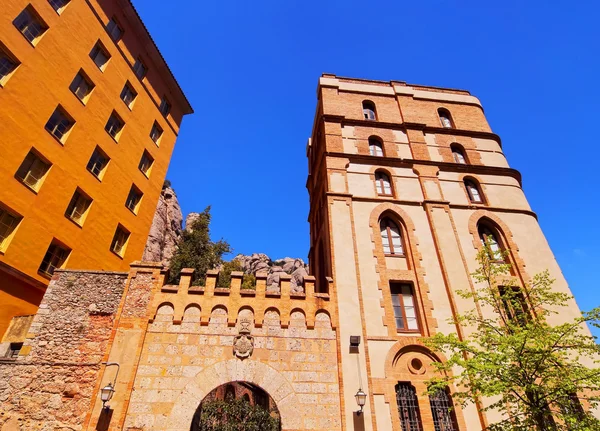 Mosteiro em Montserrat, Espanha — Fotografia de Stock
