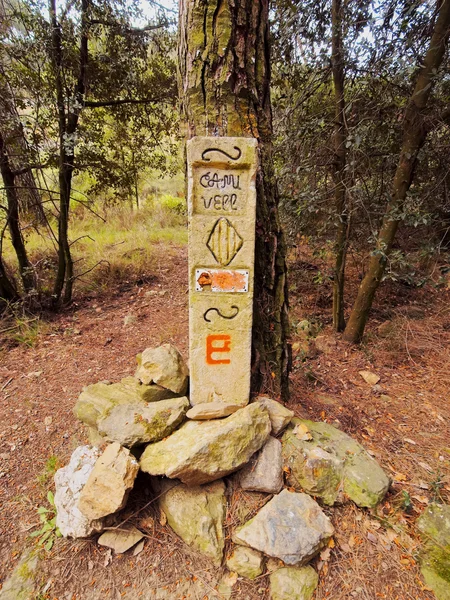 Montserrat trail, Spanje — Stockfoto
