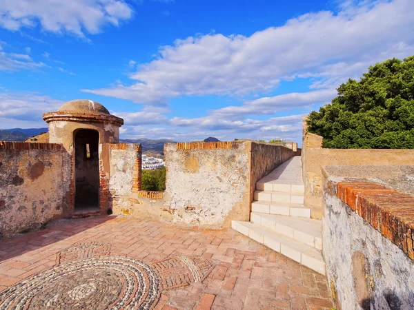 Gibralfaro-kastély, Malaga, Spanyolország — Stock Fotó