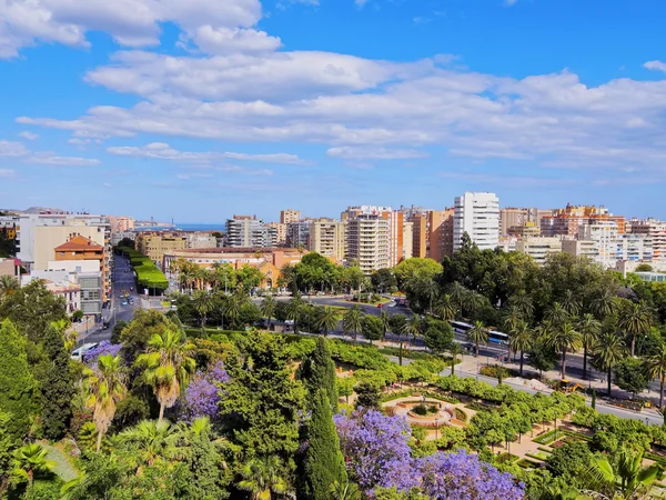 Cityscape of Malaga, Španělsko — Stock fotografie