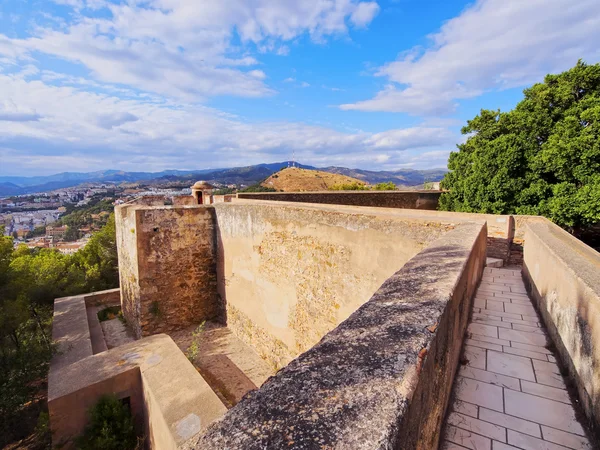 Gibralfaro castle w malaga, Hiszpania — Zdjęcie stockowe