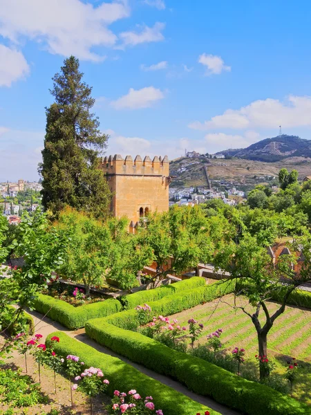 Alhambra em Granada, Espanha — Fotografia de Stock