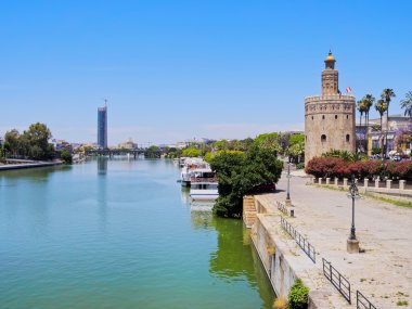 Torre del oro Seville, İspanya