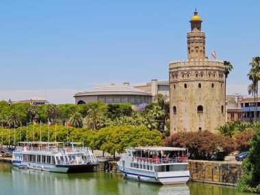 Torre del oro Seville, İspanya