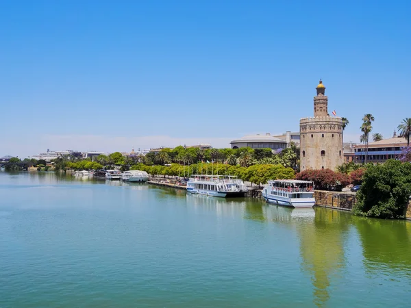 Rivière Guadalquivir à Séville — Photo