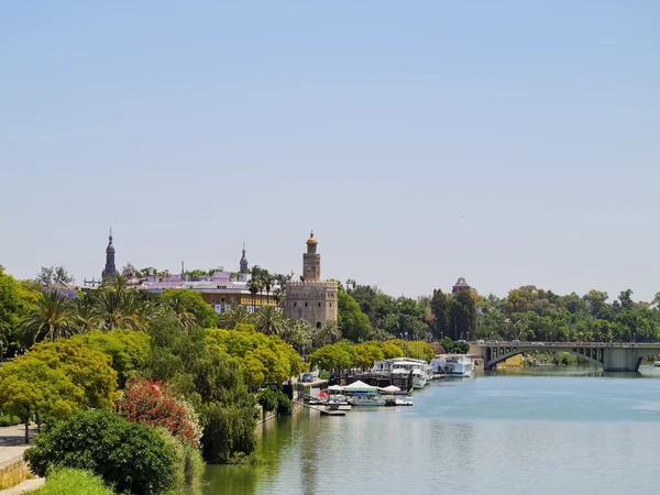 Guadalquivir River in Seville — Stock Photo, Image