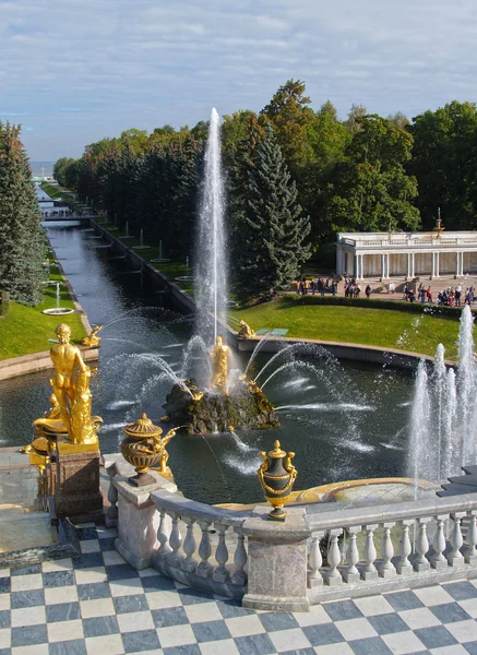 Peterhof w Rosji — Zdjęcie stockowe