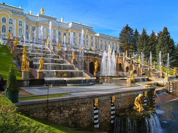 Peterhof w Rosji — Zdjęcie stockowe