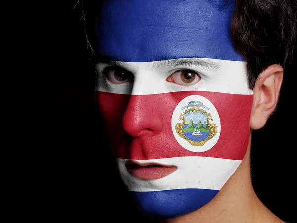 Bandeira da Costa Rica Imagem De Stock