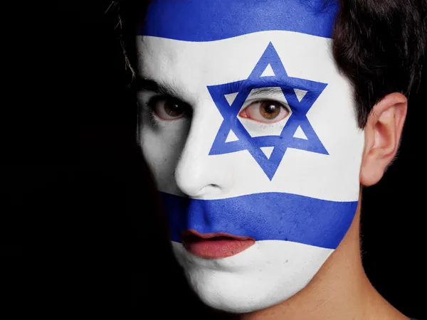 Bandeira de Israel — Fotografia de Stock