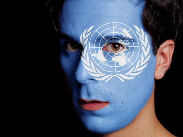 Drapeau des Nations Unies — Photo