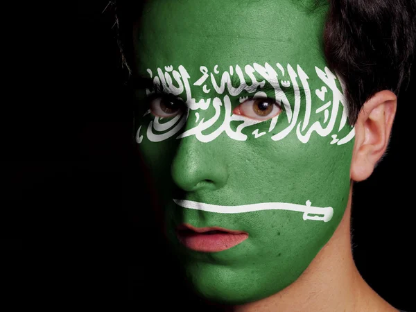 Bandeira de saudi arabia Imagens Royalty-Free