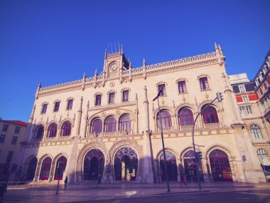 Lizbon Rossio tren istasyonu
