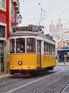 Lizbon eski tramvay