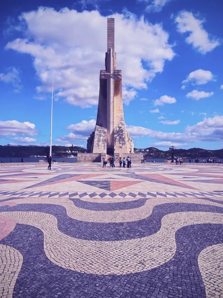 リスボンの発見への記念碑 — ストック写真