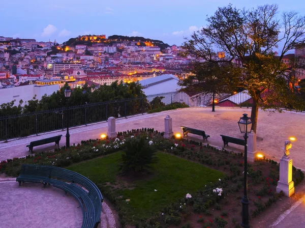 Paysage urbain de Lisbonne — Photo